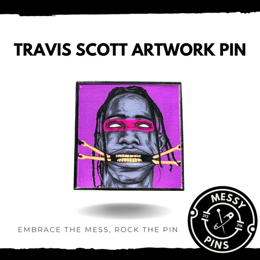 Travis Scott Artwork Pin