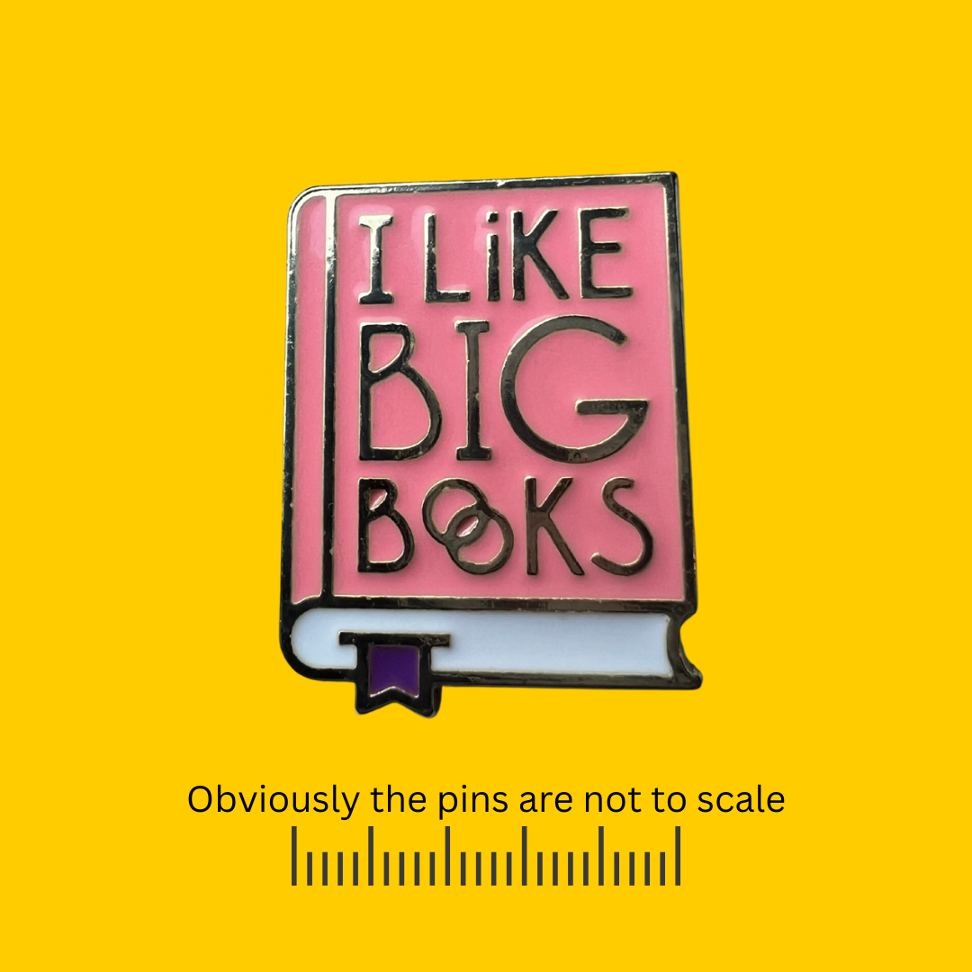 I Like Big Books Pink Pin