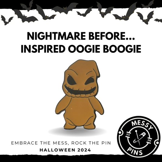 Nightmare Before... Cartoon Inspired - Oogie Boogie Pin