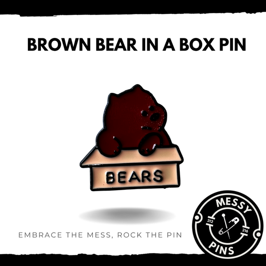 Brown Bear in a Box Pin