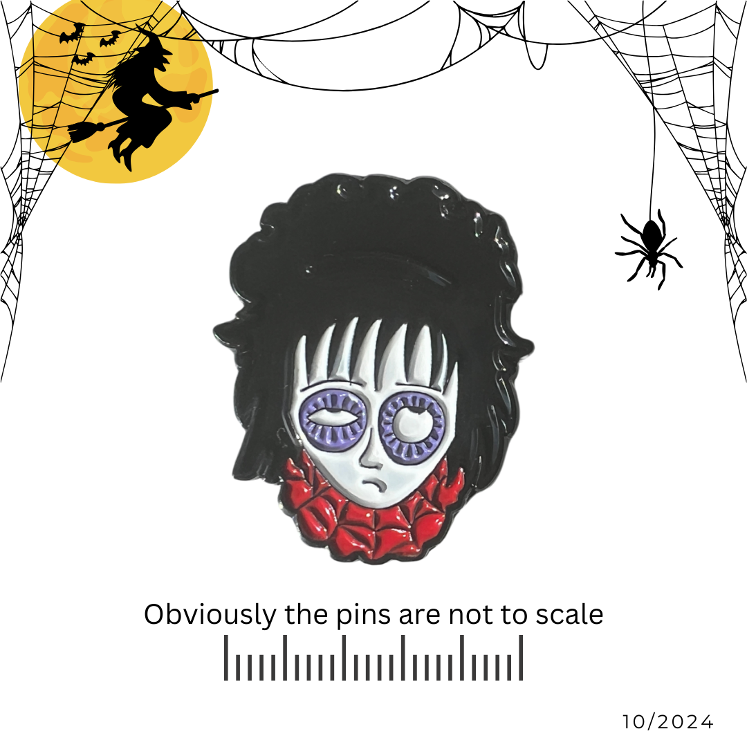 Animation Inspired Beetlejuice Pin