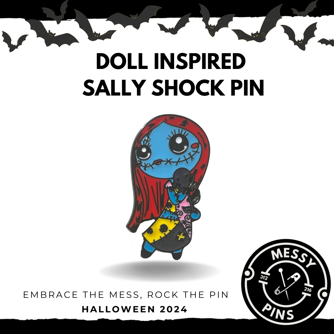 Doll Inspired Sally Shock Pin