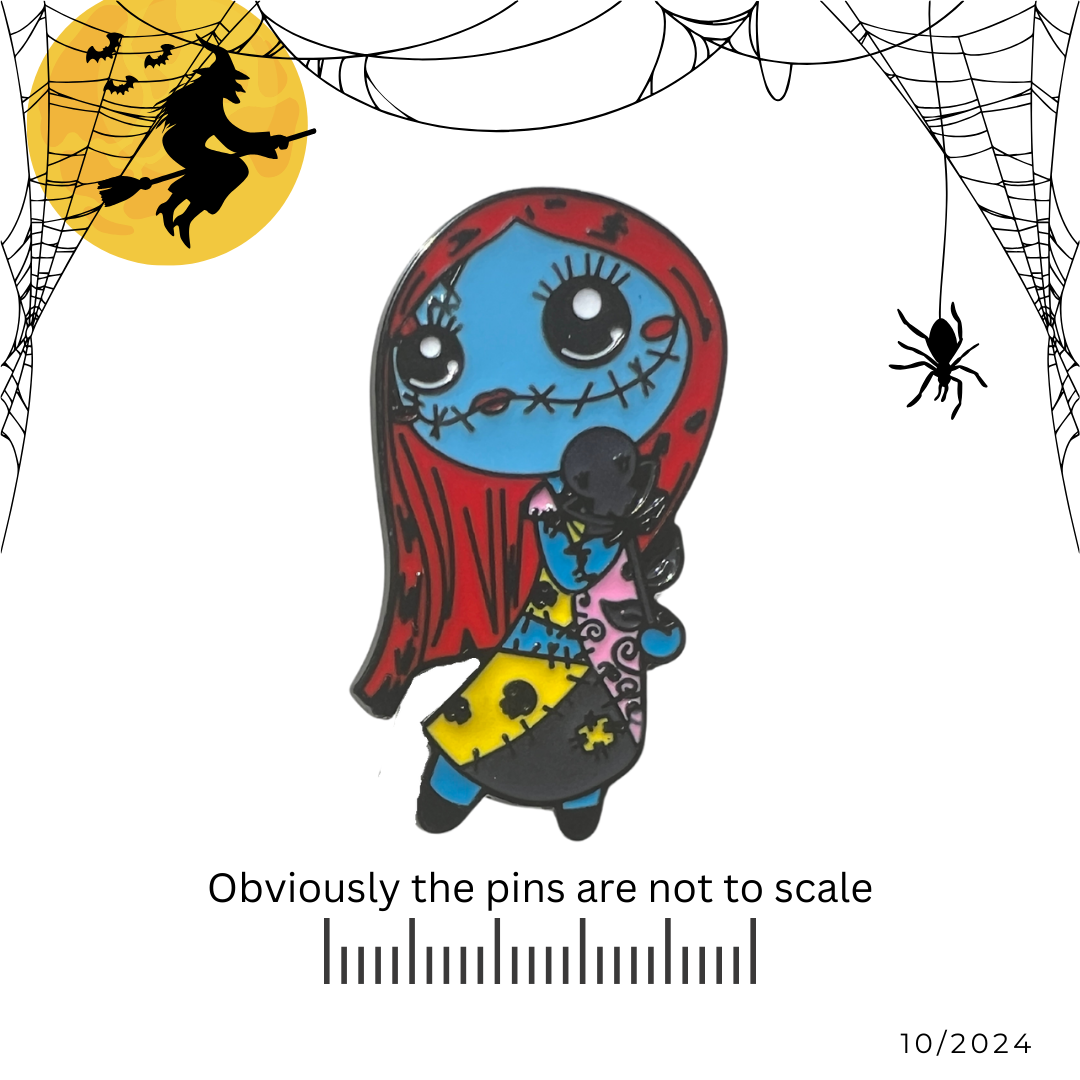 Doll Inspired Sally Shock Pin