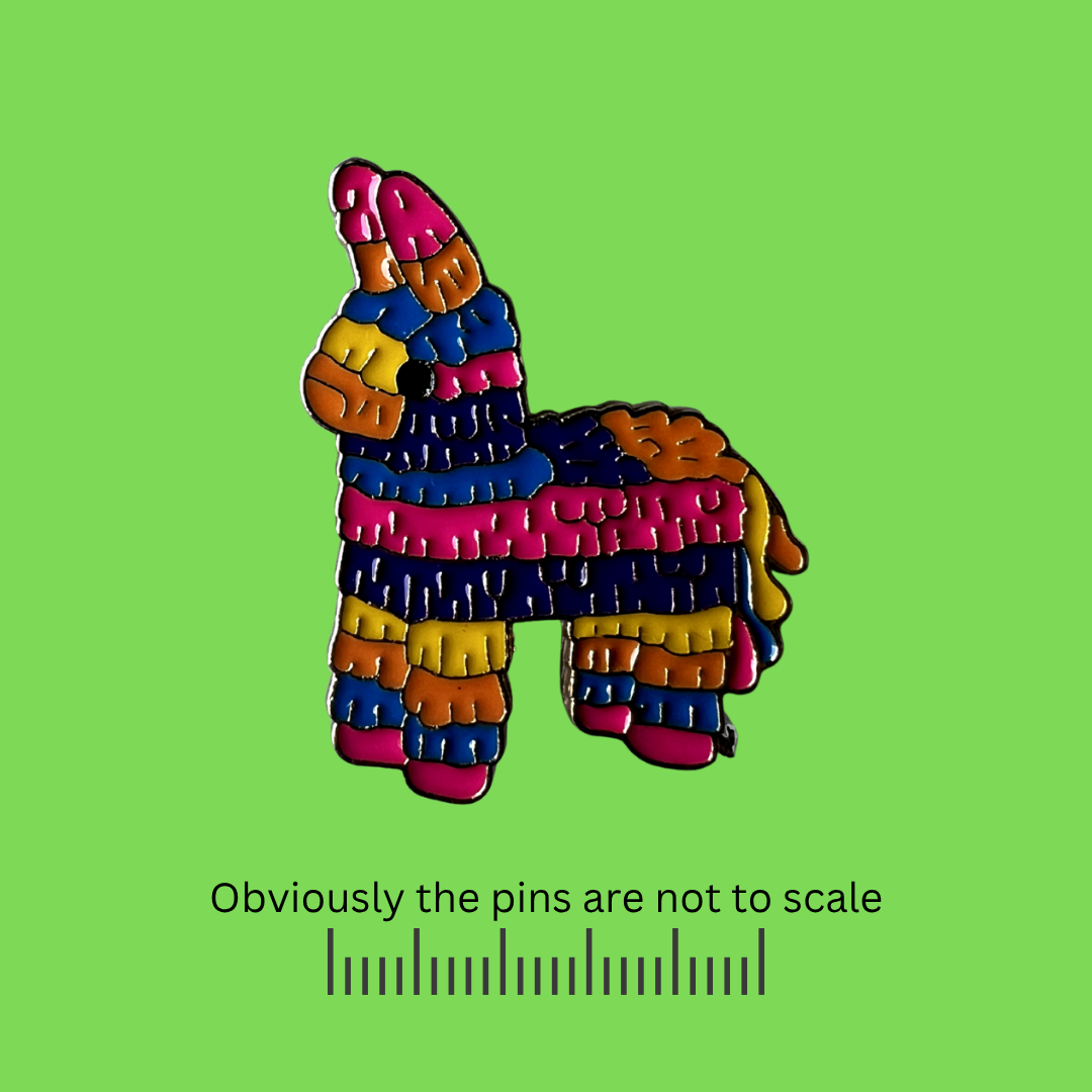 Celebration Donkey Piñata Pin