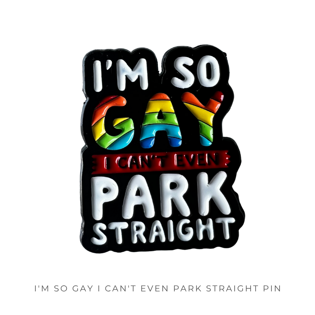 I'm so Gay I Can't Even Park Straight Pin