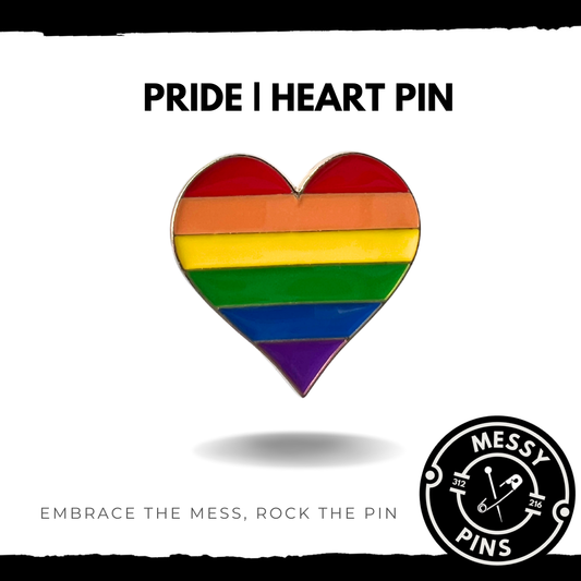 Pride | Heart Pin