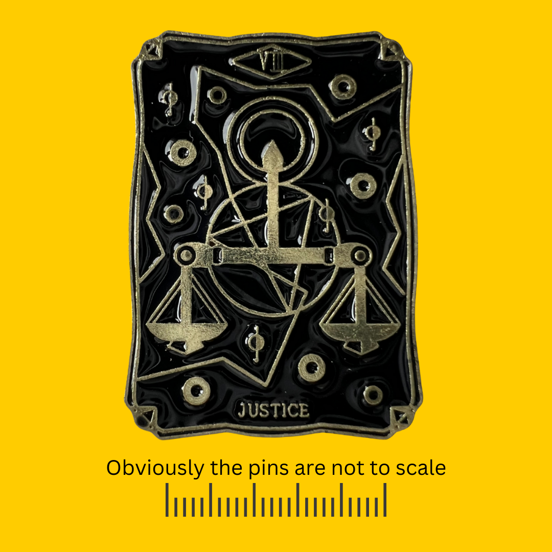 Tarot | Justice Card Pin