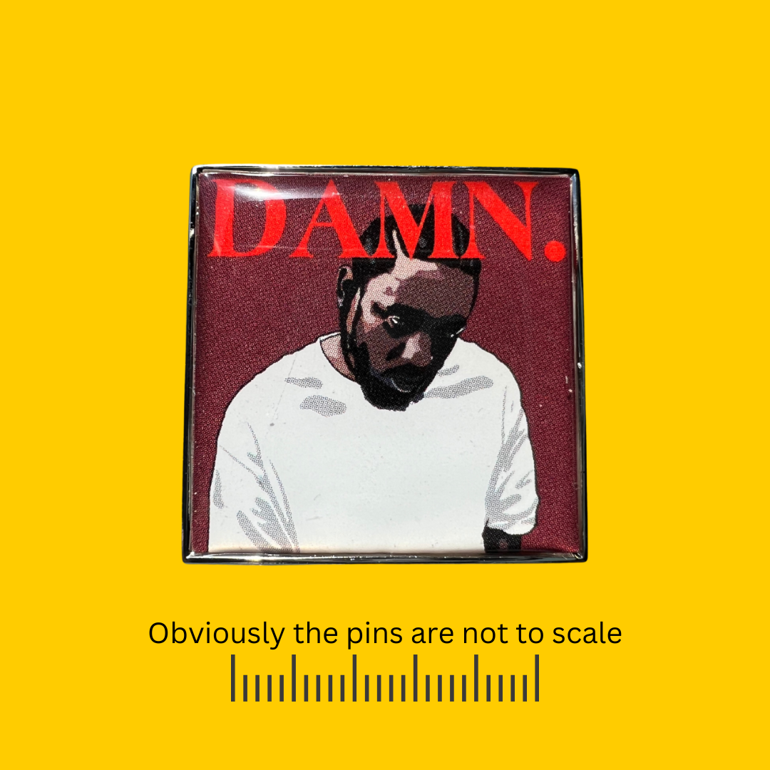 Kendrick Lamar | DAMN. Album Cover Pin