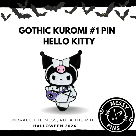 Gothic Kuromi #1 Pin | Hello Kitty