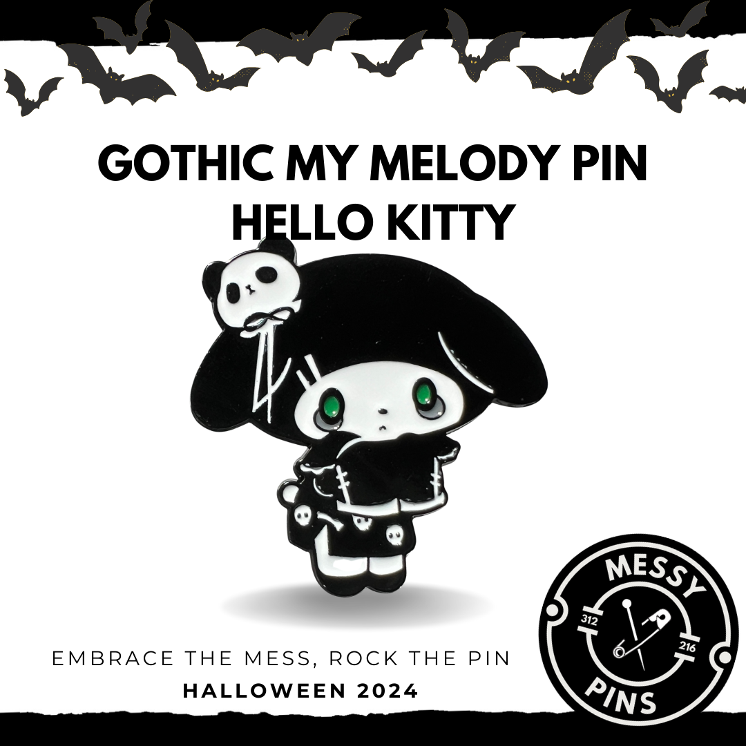 Gothic My Melody Pin | Hello Kitty