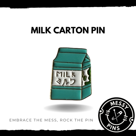 Milk Carton Pin