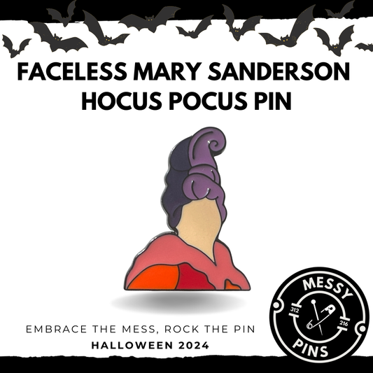 Faceless Mary Sanderson | Hocus Pocus Pin