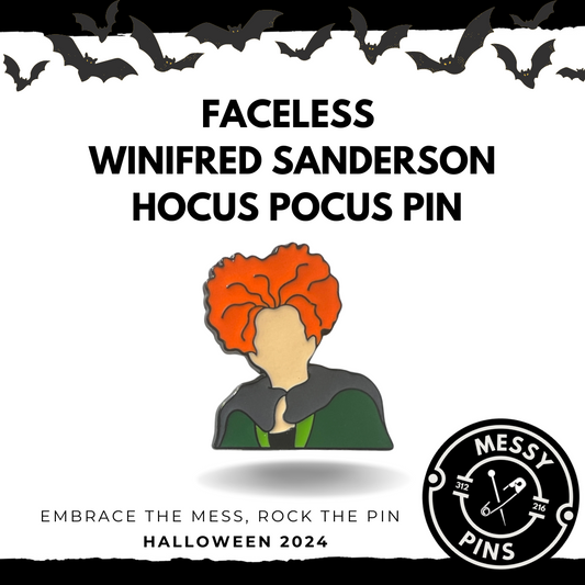 Faceless Winifred Sanderson | Hocus Pocus Pin