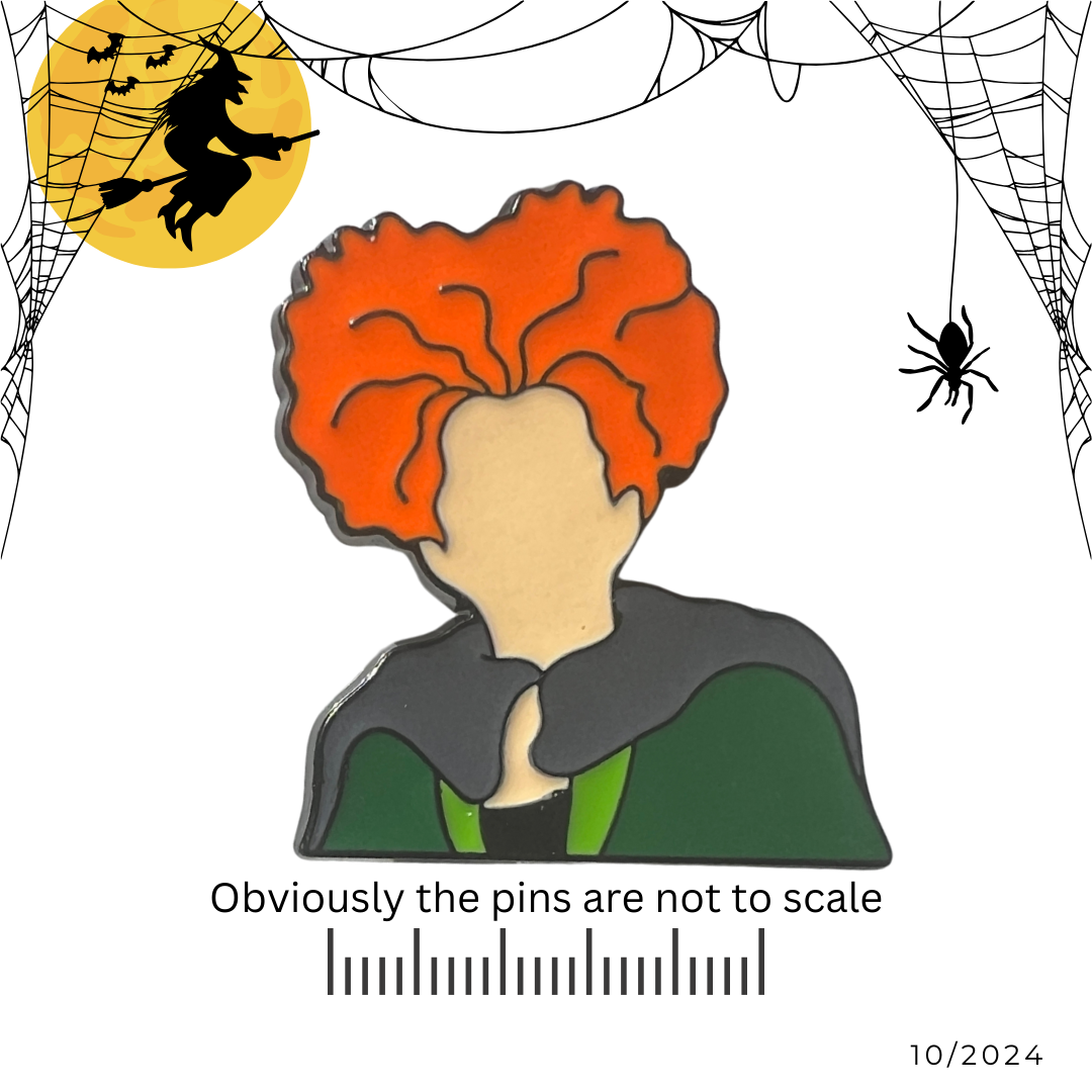 Faceless Winifred Sanderson | Hocus Pocus Pin