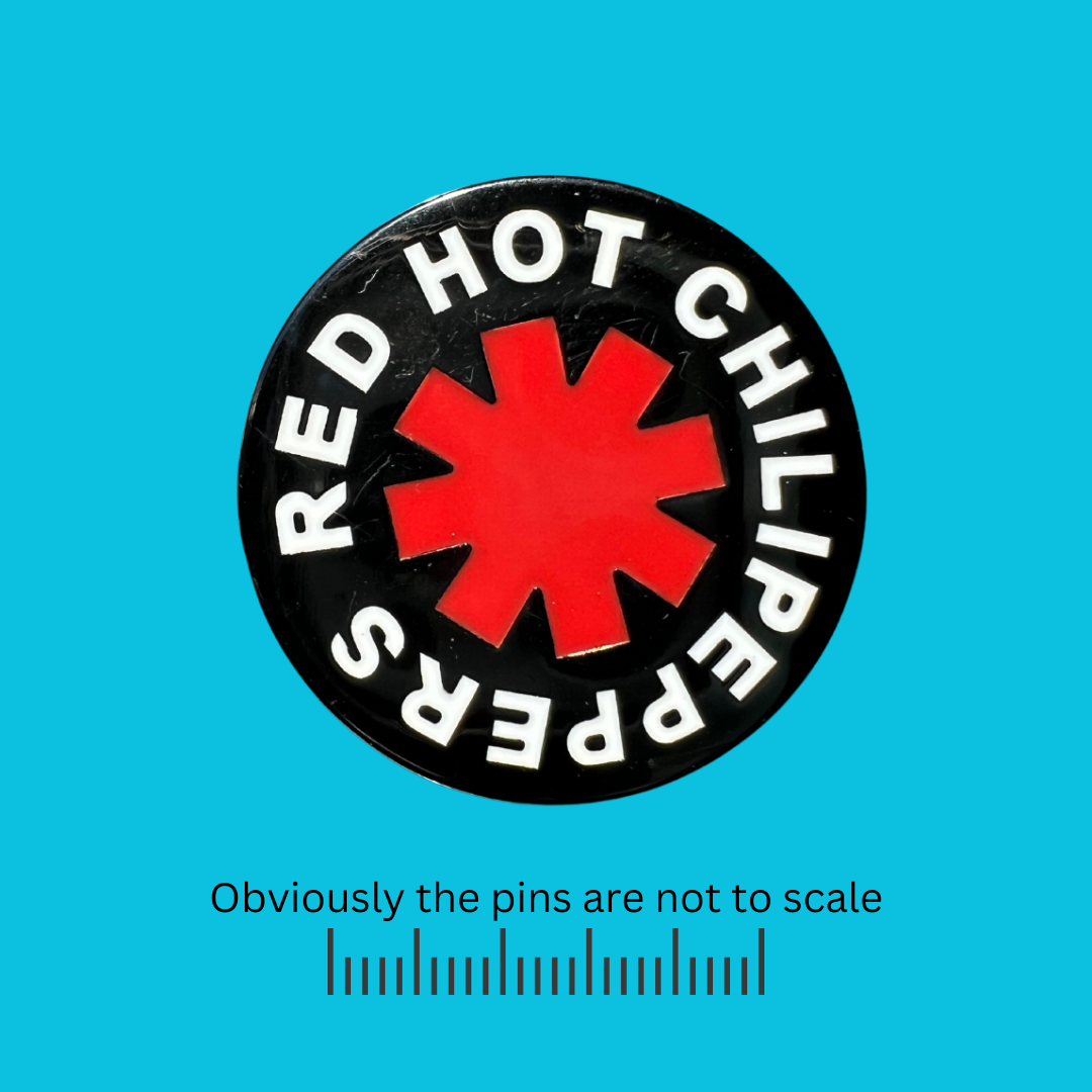 Red Hot Chili Peppers Logo Pin