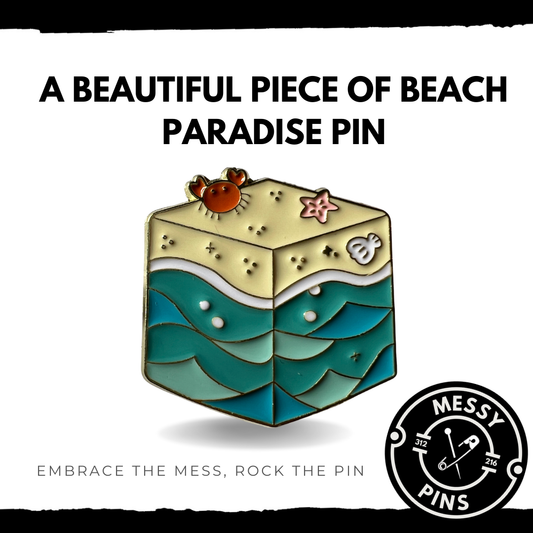 A Beautiful Piece of Beach Paradise Pin