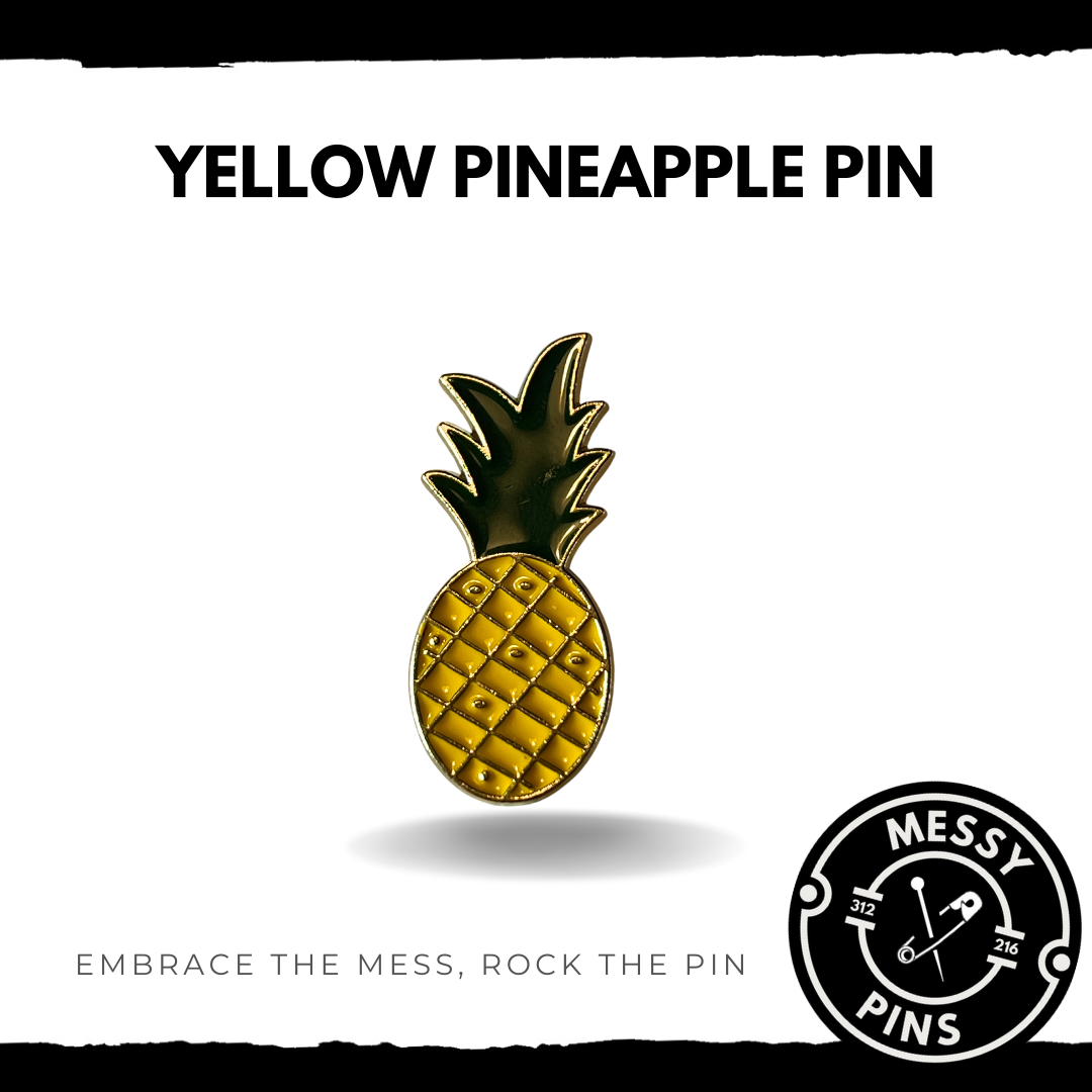 Yellow Pineapple Pin