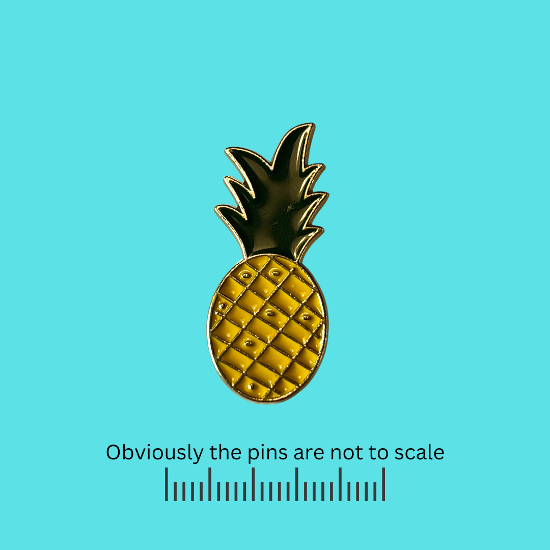 Yellow Pineapple Pin