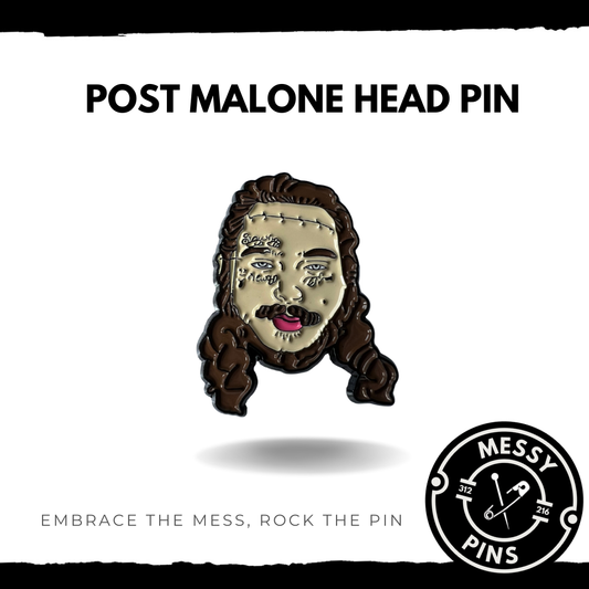 Post Malone Head Pin