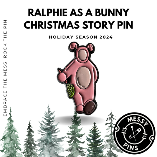 Ralphie as a Bunny - A Christmas Story Pin