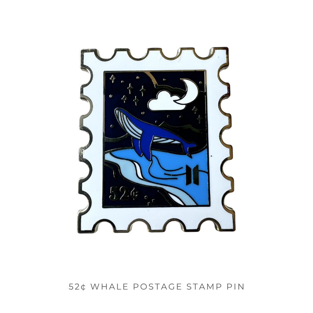 52¢ Whale Postage Stamp Pin