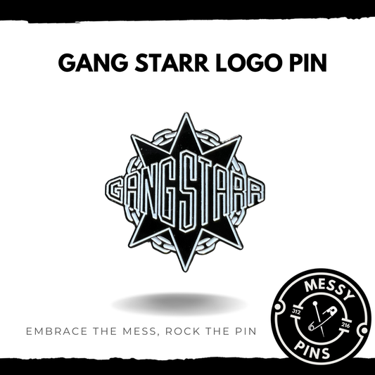 Gang Starr Logo Pin