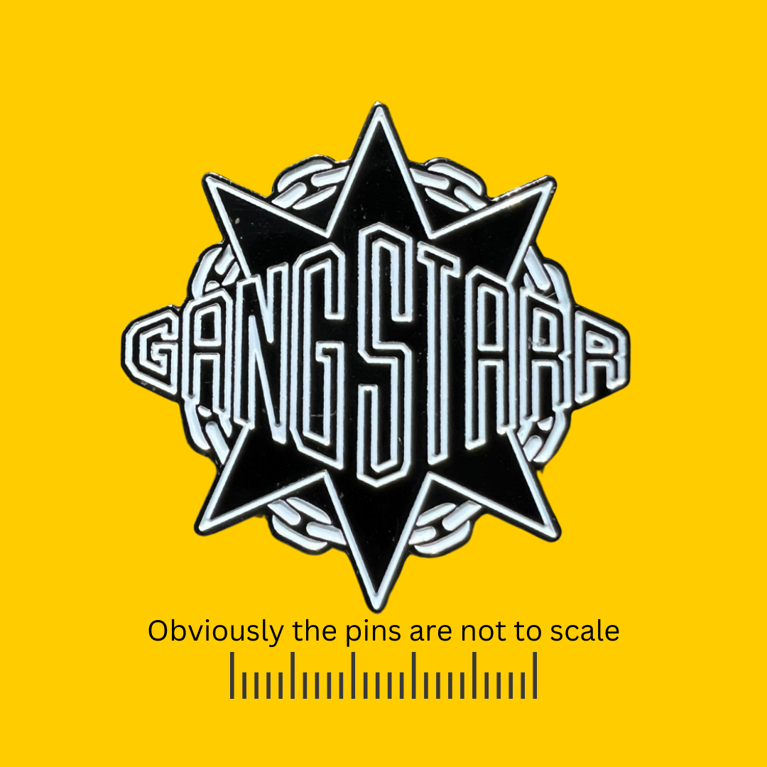 Gang Starr Logo Pin