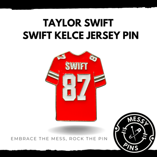 Taylor Swift | Travis Kelce Jersey Pin