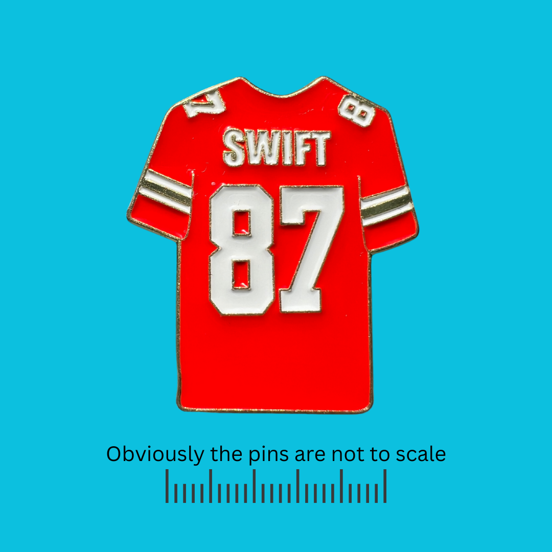 Taylor Swift | Travis Kelce Jersey Pin