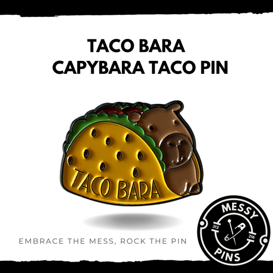 Taco Bara - Capybara Taco Pin