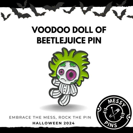 Voodoo Doll of Beetlejuice Pin