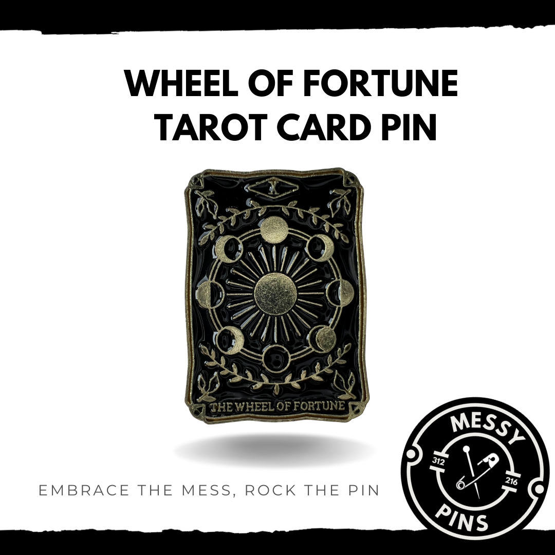 Tarot | Wheel of Fortune Card Pin