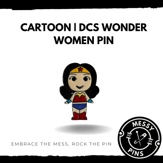 DC Wonder Women | Cartoon Pin